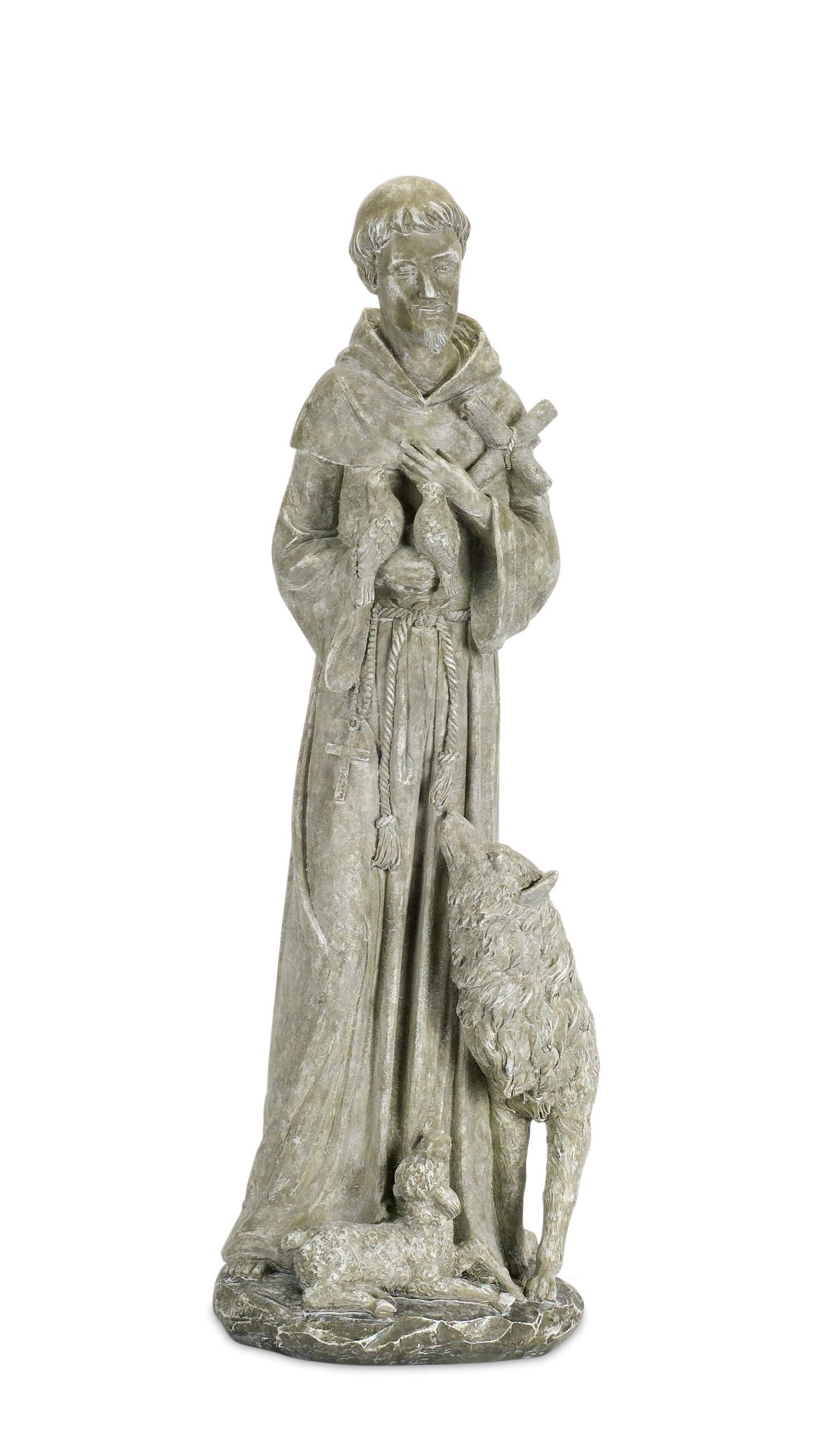 Saint Francis 23.5"H Resin