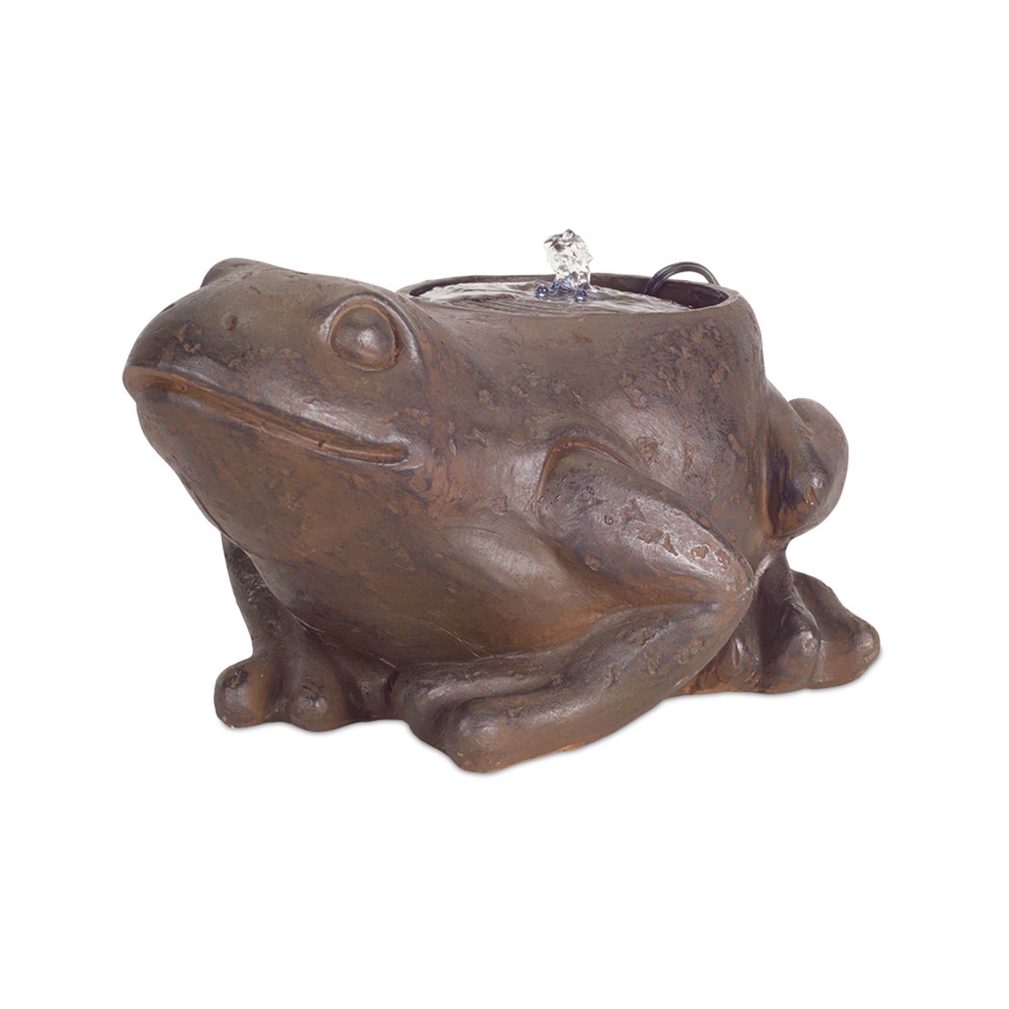 Frog Fountain 10" x 7"H Resin