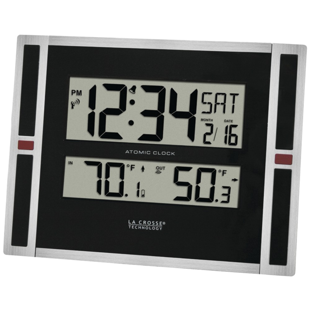 La Crosse Technology Indoor And Outdoor Thermometer &amp; Atomic Clock
