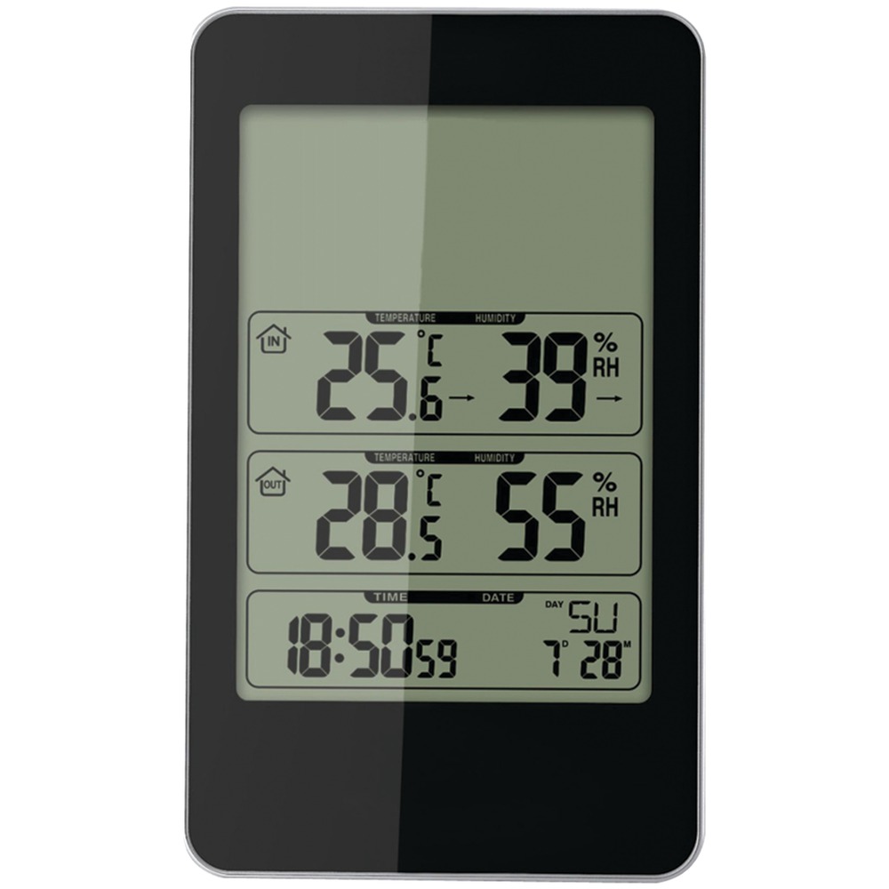 Taylor Indoor And Outdoor Digital Thermometer With Barometer &amp; Timer