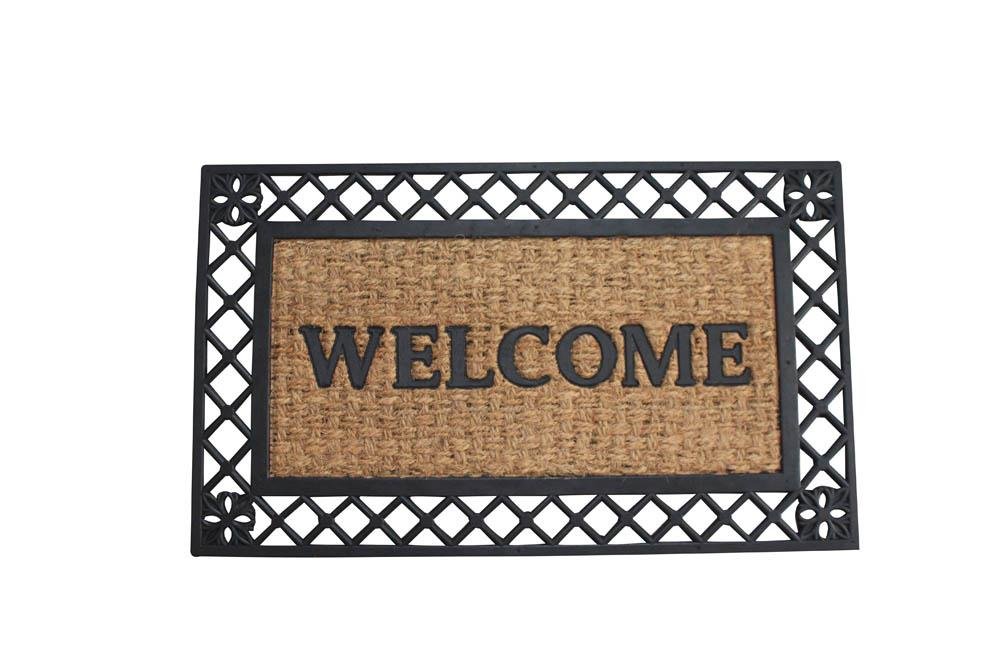 Bold Border Welcome Mat